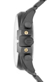 Diesel Mega Chief Chronograph Grey Dial Grey Steel Strap Watch For Men - DZ4466 Buy Now By Diesel