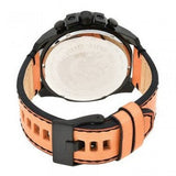 Diesel Mega Chief Chronograph Black Dial Brown Leather Strap Watch For Men - DZ4476 Buy Now By Diesel