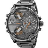 Diesel Mr Daddy 2.0 Chronograph Grey Dial Grey Steel Strap Watch For Men - DZ7315 Buy Now By Diesel