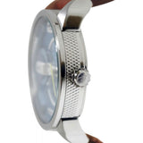 Diesel Mini Daddy LIght Blue Dial Brown Leather Strap Watch For Men - DZ7321 Buy Now By Diesel