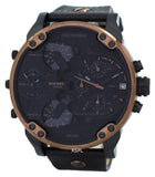 Diesel Mr Daddy 2.0 Chronograph Black Dial Black Steel Strap Watch For Men - DZ7400 Buy Now By Diesel