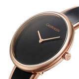 Calvin Klein Seduce Black Dial Two Tone Steel Strap Watch for Women - K4E2N611 Buy Now By Calvin Klein