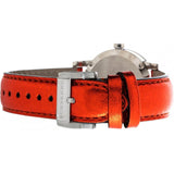 Burberry The City Silver Dial Orange Leather Strap Watch for Women - BU9121 Buy Now By Burberry