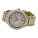 Michael Kors Kerry Crystals Gold Dial Gold Steel Strap Watch For Women - MK3360 Buy Now By Michael Kors