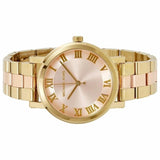Michael Kors Norie Gold Dial Two Tone Steel Strap Watch for Women - MK3586 Buy Now By Michael Kors