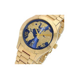 Michael Kors Layton Pave Blue Dial Gold Steel Strap Watch for Women - MK6243 Buy Now By Michael Kors
