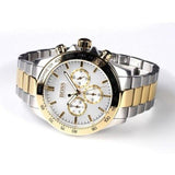 Hugo Boss Ikon Chronograph Silver Dial Two Tone Steel Strap Watch for Men - 1512960 Buy Now By Hugo Boss
