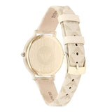 Emporio Armani Kappa Quartz Silver Dial Beige Leather Strap Watch For Women - AR11042 Buy Now By Emporio Armani
