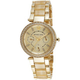 Michael Kors Parker Gold DIal Gold Steel Strap Watch for Women - MK5842 Buy Now By Michael Kors