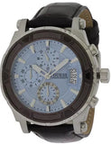 Guess Pinnacle Chronograph Quartz Blue Dial Brown Leather Strap Watch For Men - W0673G1 Buy Now By Guess