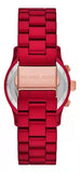 Michael Kors Runway Analog Chronograph Red Dial Red Steel Strap Watch for Women - MK7436 Buy Now By Michael Kors