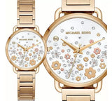 Michael Kors Portia Quartz White Dial Gold Steel Strap Watch for Women - MK3840 Buy Now By Michael Kors