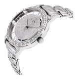 Guess Ethereal Diamonds Silver Dial Silver Steel Strap Watch for Women - W1013L1 Buy Now By Guess