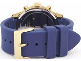 Guess Sunrise Blue Dial with Diamonds Blue Rubber Strap Watch For Women - W0616L2 Buy Now By Guess