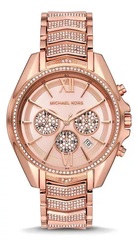 Michael Kors Whitney Chronograph Rose Gold Dial Rose Gold Steel Strap Watch For Women - MK6730 Buy Now By Michael Kors