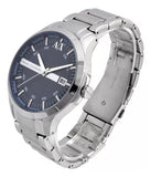 Armani Exchange Hampton Chronograph Blue Dial Silver Steel Strap Watch For Men - AX2132 Buy Now By Armani Exchange