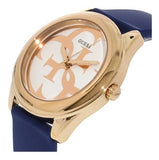 Guess G Twist White Dial Blue Silicone Strap Watch For Women - W0911L6 Buy Now By Guess