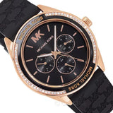 Michael Kors Jessa Quartz Black Dial Black Silicone Strap Watch For Women - MK7266 Buy Now By Michael Kors