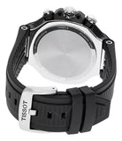 Tissot T Race Chronograph White Dial Black Rubber Strap Watch For Men - T141.417.17.011.00 Buy Now By Tissot