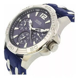 Guess Oasis Multifunction Blue Dial Two Tone Steel Strap Watch for Men- W0366G2 Buy Now By Guess