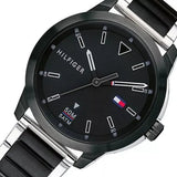 Tommy Hilfiger Sneaker Quartz Black Dial Two Tone Steel Strap Watch for Men - 1791619 Buy Now By Tommy Hilfiger