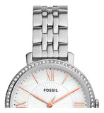 Fossil Jacqueline Multifunction Moonphase White Dial Silver Steel Strap Watch for Women - ES5164 Buy Now By Fossil