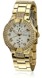 Guess Mini Prism Diamonds White Dial Gold Steel Strap Watch for Women - W15072L1 Buy Now By Guess