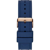 Guess Zena Blue Dial Blue Silicone Strap Watch For Women - W1049L2 Buy Now By Guess