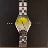 Marc Jacobs Henry Yellow Dial Silver Steel Strap Watch for Women - MBM3201 Buy Now By Marc Jacobs