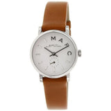 Marc Jacobs Baker White Dial Brown Leather Strap Watch for Women - MBM1270 Buy Now By Marc Jacobs