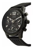 Guess Marina Chronograph Black Dial Black Rubber Strap Watch for Women - W1025L3 Buy Now By Guess
