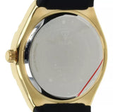 Guess Cosmo Diamonds Gold Dial Black Rubber Strap Watch for Women - GW0034L1 Buy Now By Guess