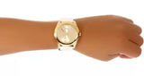 Guess G-Twist Gold Dial White Rubber Strap Watch for Women - W0911L7 Buy Now By Guess