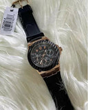 Guess Zena Chronograph Black Dial Black Rubber Strap Watch For Women - W1094L6 Buy Now By Guess