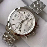 Tissot PRC 200 Chronograph White Dial Silver Steel Strap Watch For Men - T055.417.11.017.00 Buy Now By Tissot