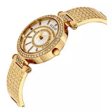 Guess Muse Crystals White Dial Rose Gold Steel Strap Watch For Women - W1008L2 Buy Now By Guess