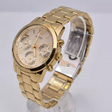 Guess Mini Sunrise Quartz Gold Dial Gold Steel Strap Watch For Women - W0448L2 Buy Now By Guess