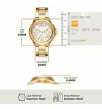 Michael Kors Camille Chronograph White Dial Gold Steel Strap Watch For Women - MK7270 Buy Now By Michael Kors