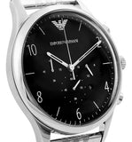 Emporio Armani Beta Chronograph Black Dial Steel Strap Watch For Men - AR1863 Buy Now By Emporio Armani