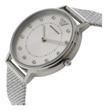 Emporio Armani Kappa Silver Dial Silver Mesh Bracelet Watch For Women - AR11128 Buy Now By Emporio Armani