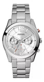 Fossil Boyfriend Multifunction Silver Dial Silver Steel Strap Watch for Women - ES3883 Buy Now By Fossil
