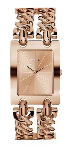 Guess Mod Heavy Metal Rose Gold Dial Rose Gold Steel Strap Watch For Women - W1117L3 Buy Now By Guess