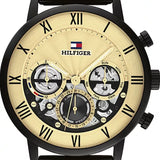 Tommy Hilfiger Legend Chronograph Gold Dial Black Mesh Bracelet Watch For Men - 1710568 Buy Now By Tommy Hilfiger