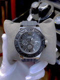 Guess Force Grey Dial Grey Rubber Strap Watch For Men - W0674G8 Buy Now By Guess
