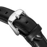 Daniel Wellington Dapper Sheffield White Dial Black Leather Strap Watch For Men - DW00100088 Buy Now By Daniel Wellington