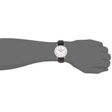 Daniel Wellington Dapper Sheffield White Dial Black Leather Strap Watch For Men - DW00100088 Buy Now By Daniel Wellington