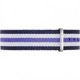 Daniel Wellington Classic Trinity White Dial Three Tone Nylon Strap Watch For Women - 0609DW Buy Now By Daniel Wellington