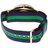 Daniel Wellington Classic Warwick White Dial Two Tone Nylon Strap Watch for Men - DW00100005 Buy Now By Daniel Wellington