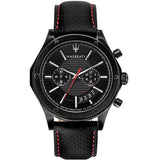 Maserati Circuito Black Dial Black Leather Strap Watch For Men - R8871627004 Buy Now By Maserati
