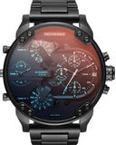 Diesel Mr Daddy 2.0 Chronograph Black Dial Black Steel Strap Watch For Men - DZ7395 Buy Now By Diesel